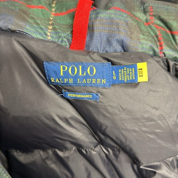 Polo Ralph Lauren The Gorham Ripstop Bomber Puffer Jacket Coat Patchwork L Large - Picture 11 of 12